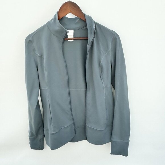 Lolë Women Blue/Grey Athletic Long Sleeves Jacket Size Small - Picture 3 of 16
